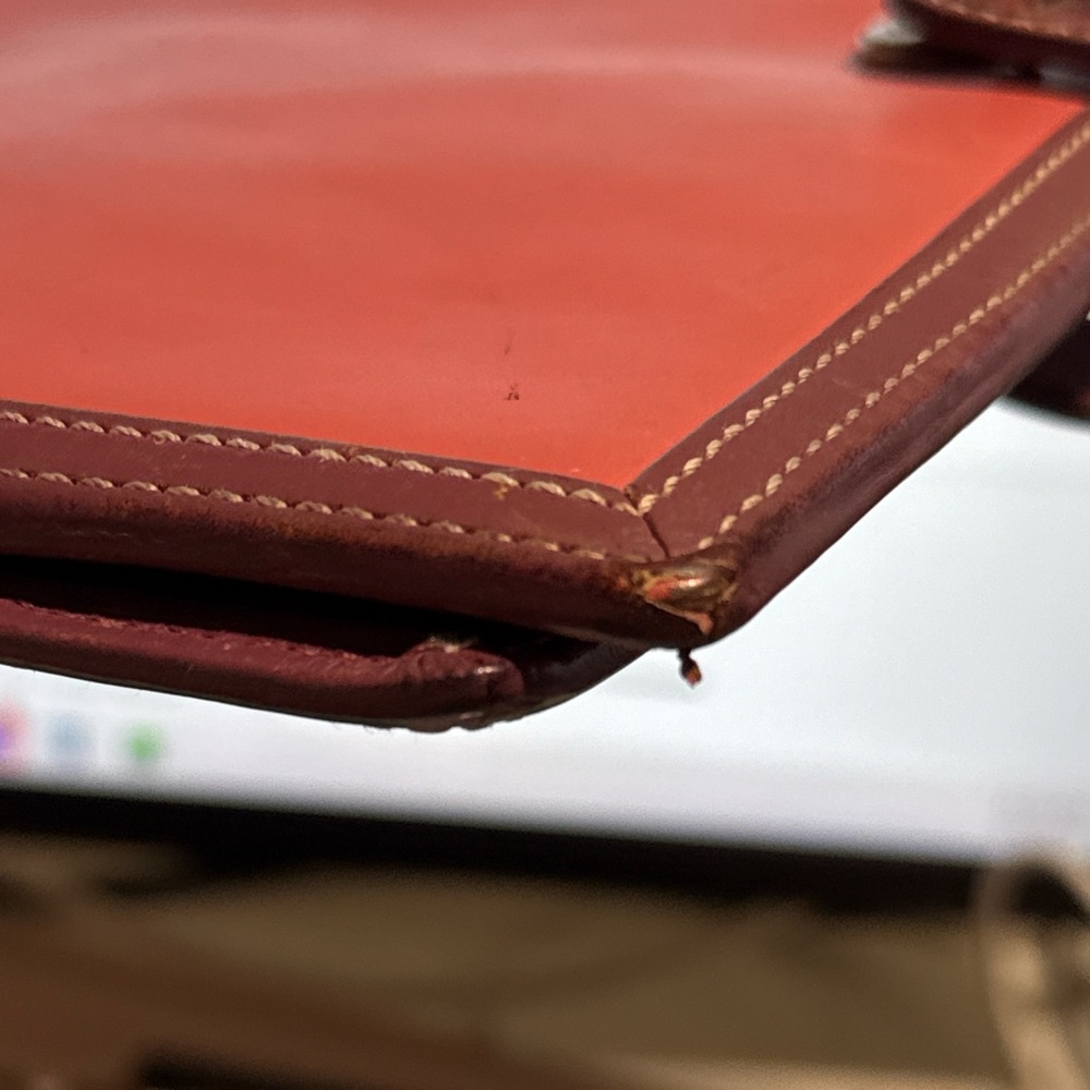 Coach Pink and Purple Leather Planner Notebook Cover - Picture 4 of 5